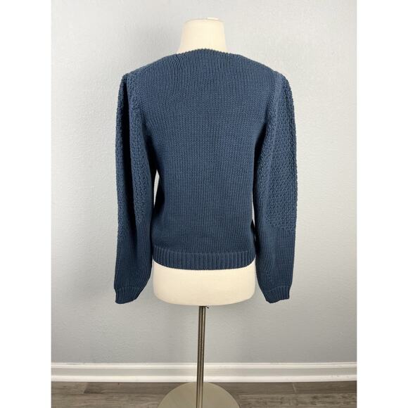 BROCHU WALKER Kara Vee Sweater in Navy - Picture 15 of 15